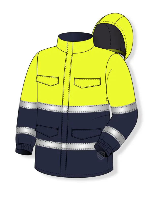 Multi-protective padded jacket