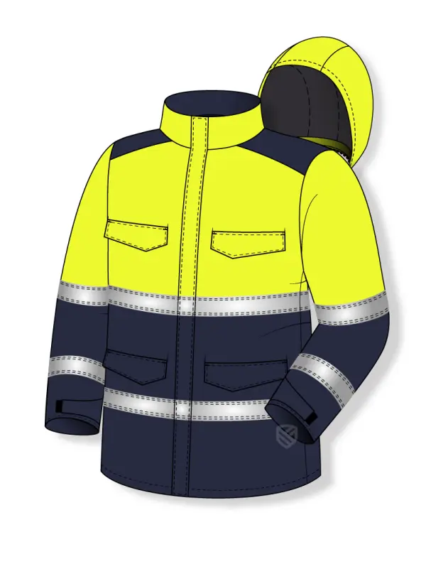 Multi-protective padded jacket