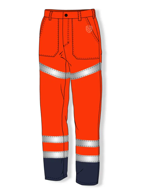 High visibility padded trousers