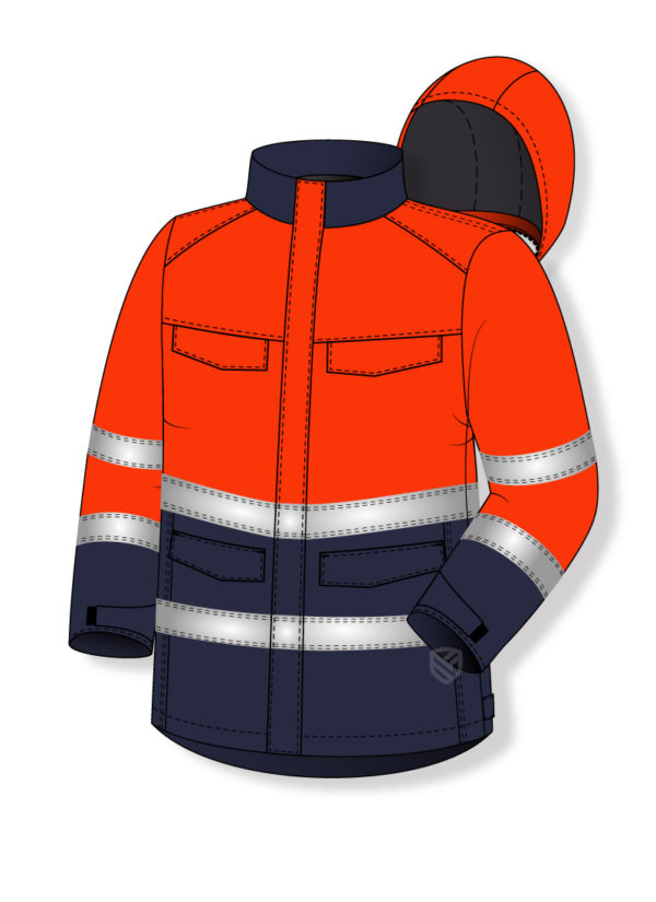 Multi-protective padded jacket