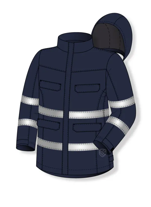 Multi-protective padded jacket