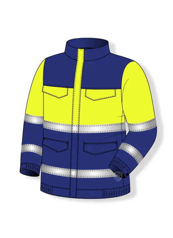 Sweatshirt protecting against electric arc