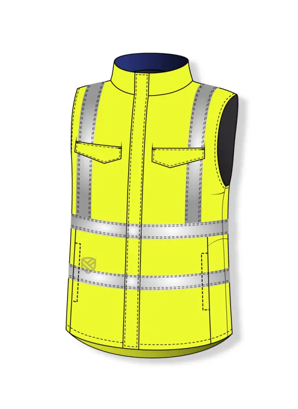 Acid resistant waistcoat