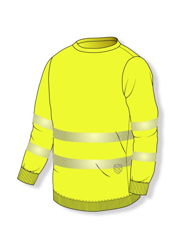 High-visibility S-shirt top