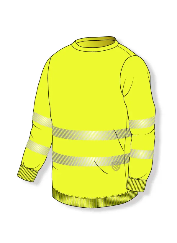 High-visibility S-shirt top
