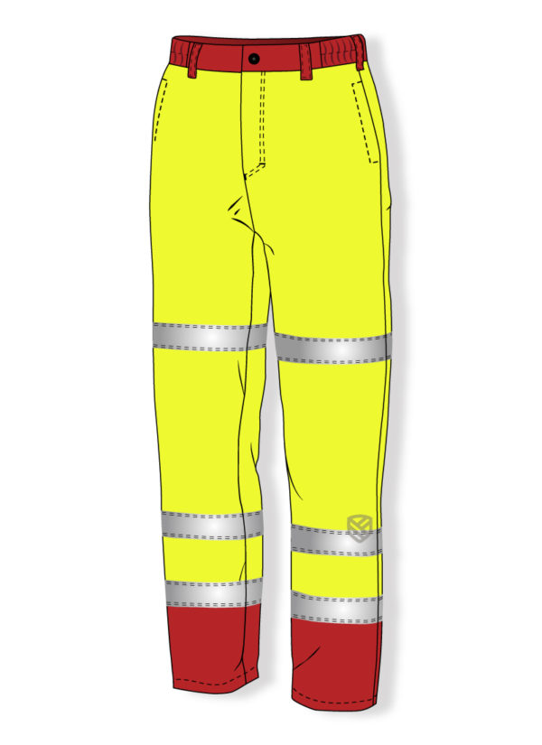 Antielectrostatic padded trousers