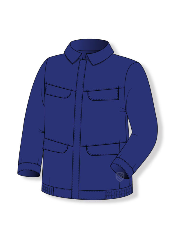 Flame retardant sweatshirt for welders