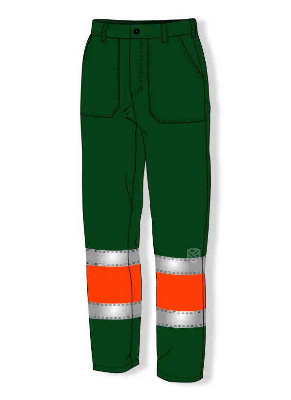 Trousers protecting against cuts