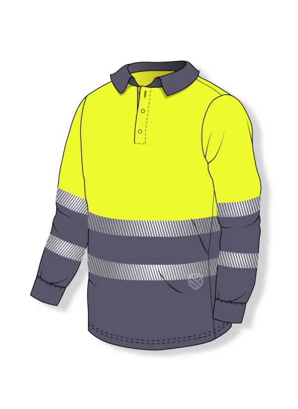 Temperature regulating polo shirt