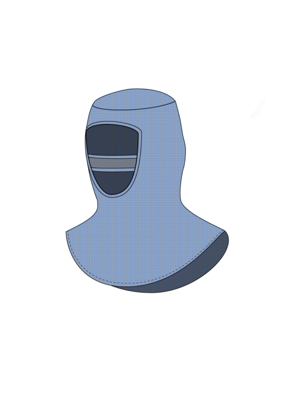 Hood with cover for cleanroom areas