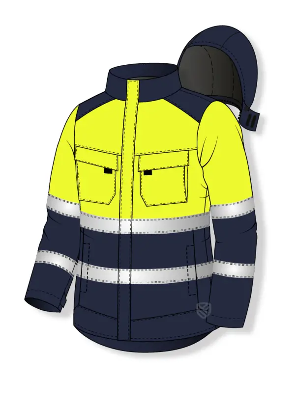 Intensive visibility jacket