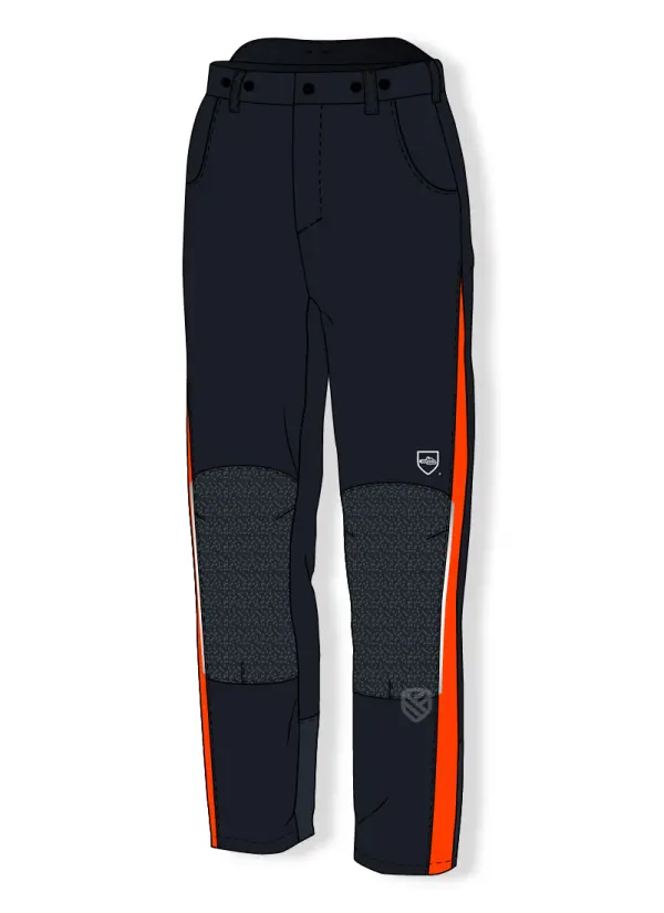 Trousers protecting against cuts