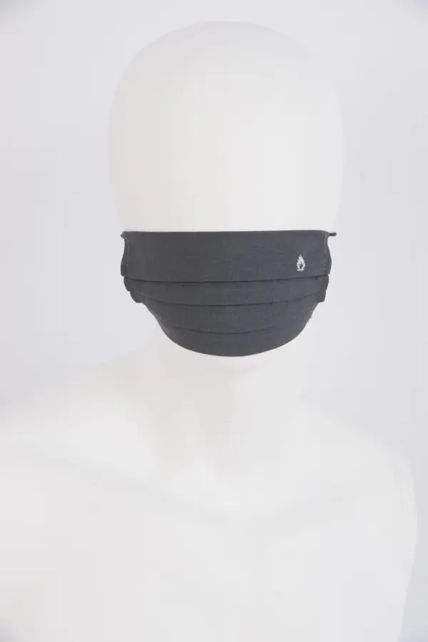 Single-layers flame retardant reusable mask