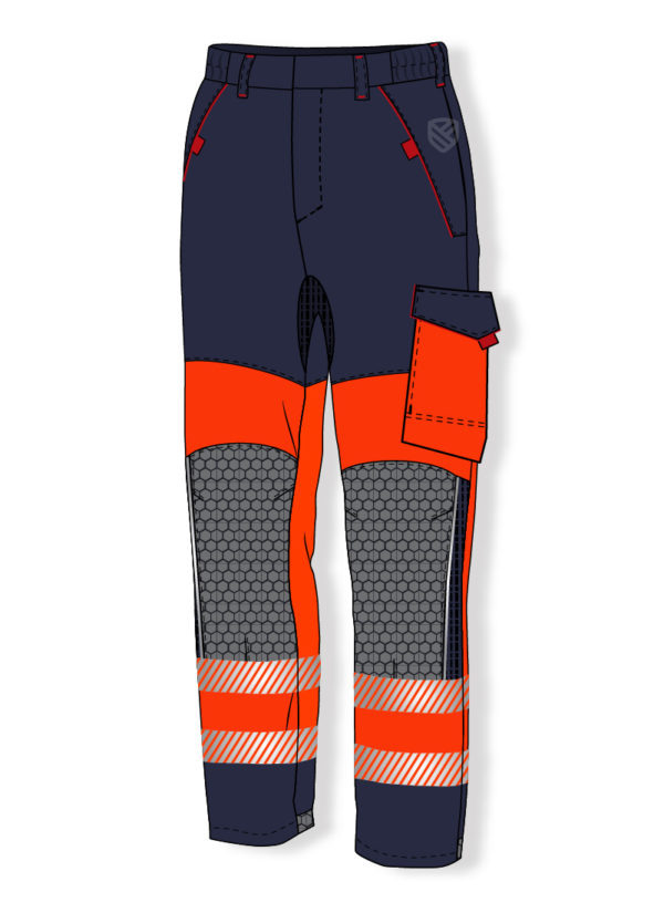 Multi-protective winter trousers