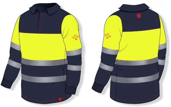 Multi-protective polo shirt