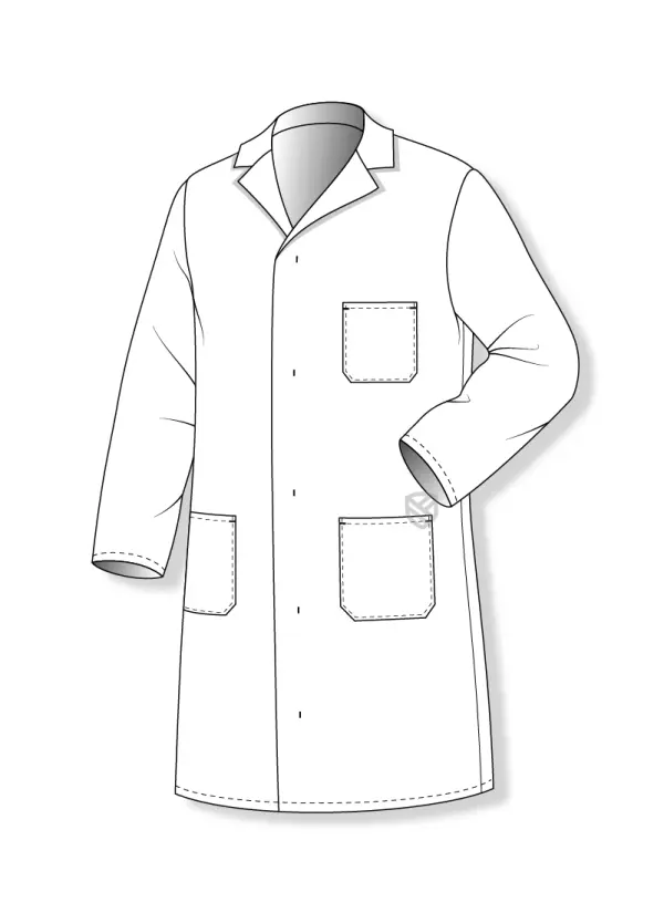 Men's medical apron