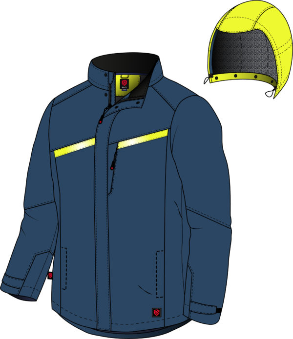 Multi-protective softshell jacket
