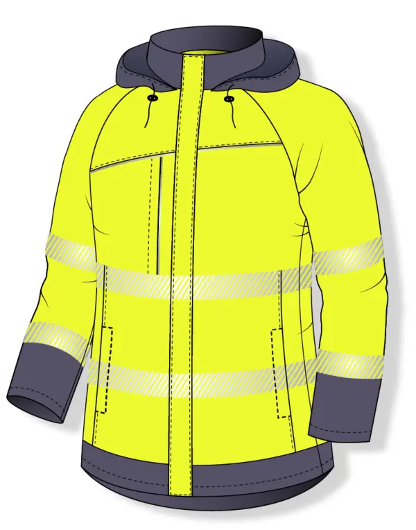 High visibility jacket